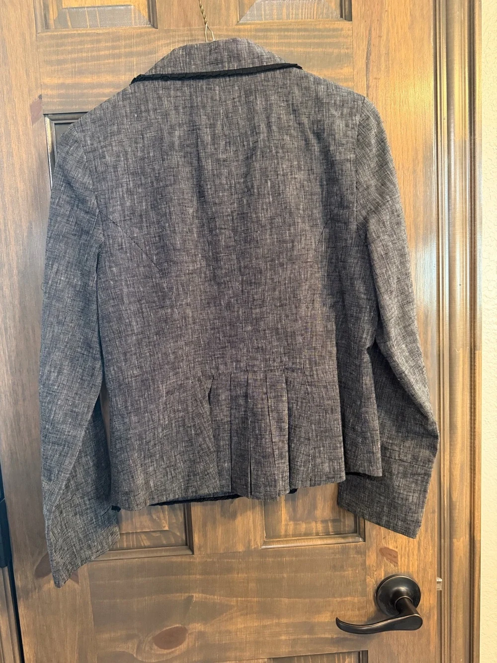 I.N. Studio Gray Notched Lapel Women's Blazer - Picture 2 of 10